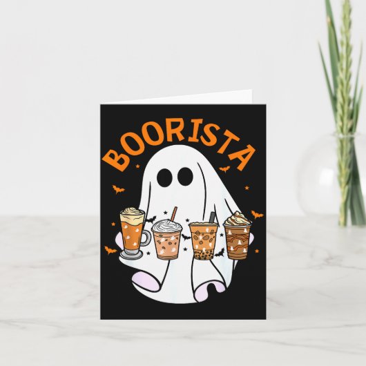 Boorista Barista Ghost Coffee Halloween Soky Seaso カード (正面)