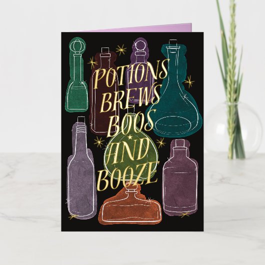 BoosとBrewsの金ゴールド 箔シーズンカード (正面)