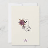 Boos and Blooms Baby Shower 招待状 (裏面)