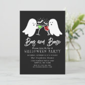 Boos and Booze 大人のハロウィンパーティー招待状 招待状 (スタンド正面)