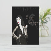 Boos and Booze Adult Halloween Party Invitation 招待状 (スタンド正面)