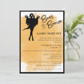 Boos and Booze Ladies Night Halloween Invite 招待状 (スタンド正面)