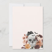 Boos and Brews Watercolor Halloween Adult Party  招待状 (裏面)