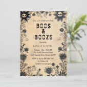 Boos & Booze Iフラワーズ不気味ハローウィンパーティ 招待状 (スタンド正面)