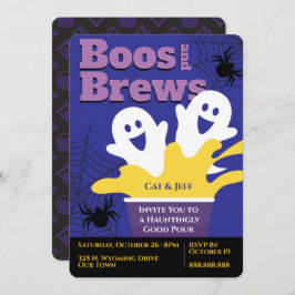 Boos & Brews、ビール不気味パーティー、ハロウィーン大人 招待状