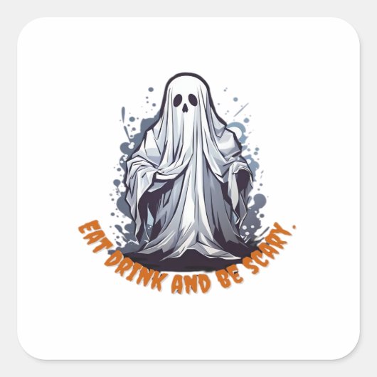 Boos Give Me Chocolate スクエアシール (正面)