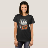 Boos Halloween 6パックブーゼ幽霊Beer Bot Tシャツ (正面フル)
