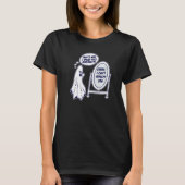 Boosheet Boo Sheet Grumpy Ghost Angry Spook Funny Tシャツ (正面)
