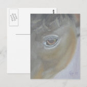 Boost My Ego – 馬絵を描の ポストカード (正面/裏面)