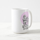 Boost your elf esteem funny santa elf pun mug コーヒーマグカップ (正面右)