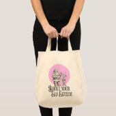 Boost your elf esteem funny santa elf pun tote bag トートバッグ (正面(商品))
