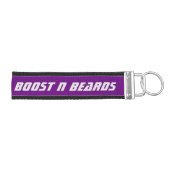 BoostNBeardsのキーホルダーPURP2 リストバンドキーホルダー (鍵右)