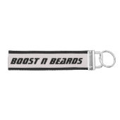BoostNBeardsのキーホルダーSilver2 リストバンドキーホルダー (鍵右)
