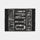 Boot Camp Basic Training Shirt For New Military Re フリースブランケット (正面(横))