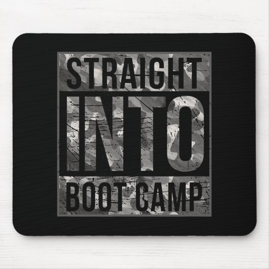 Boot Camp Basic Training Shirt For New Military Re マウスパッド (正面)