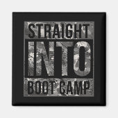 Boot Camp Basic Training Shirt For New Military Re マグネット (正面)