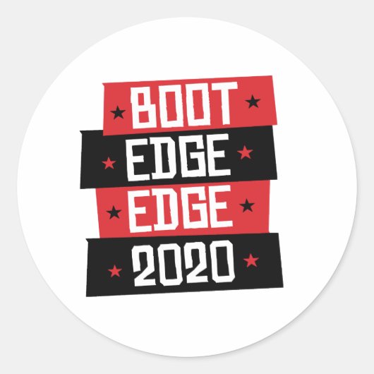Boot Edge Edge 2020 ラウンドシール (正面)
