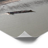 Boot Myanmar Beach Wall Art & Décor Design ポスター (角)