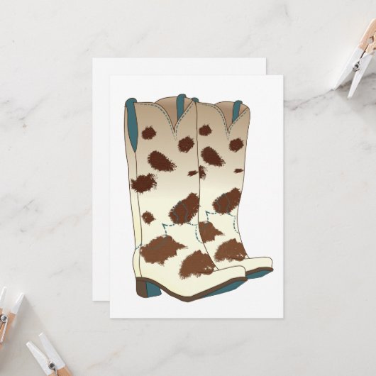 Boot Scoot Blank Card カード (正面/裏面インサイチュ)