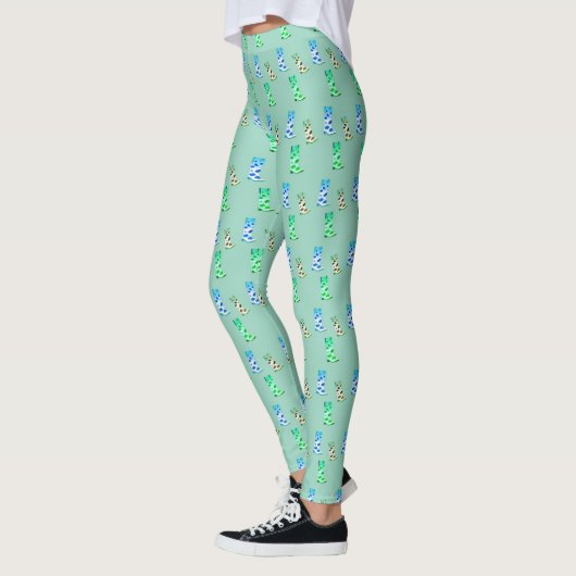 Boot Scoot Leggings (Green) レギンス (左)