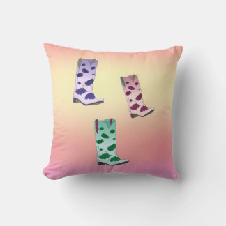Boot Scoot Throw Pillow クッション