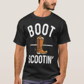 Boot Scootin' Country Music Yeehaw Tシャツ (正面)
