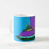 Boot shoe, illustration コーヒーマグカップ (正面左)