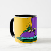 Boot shoe, illustration マグカップ (正面左)