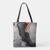Booted & Bold Ankle Boot Tote Bag トートバッグ (裏面)