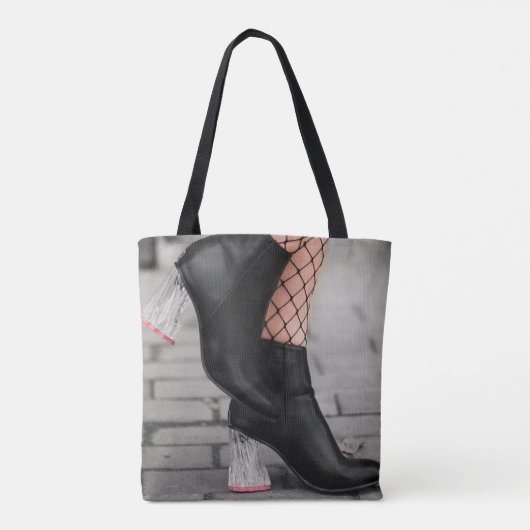 Booted & Bold Ankle Boot Tote Bag トートバッグ (裏面)