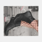 Booted & Bold Fleece Blanket フリースブランケット (正面(横))