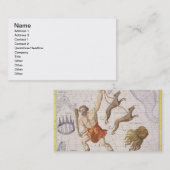 Bootesの星座は、「地図書Coelからの20をめっきします 名刺 (正面/裏面)