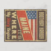 Boothbay Harbor Maine ポストカード (正面)