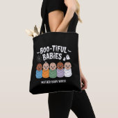 Bootiful Babies 母乳育児看護師 ハロウィン トートバッグ (クローズアップ)