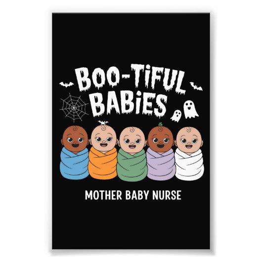 Bootiful Babies 母乳育児看護師 ハロウィン フォトプリント (正面)