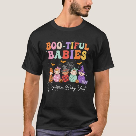 Bootiful Babies Mother Baby Unit Spooky Halloween  Tシャツ (正面)