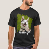 Bootleg Dog Pet Photo 90s Retro Family Collage  Tシャツ (正面)
