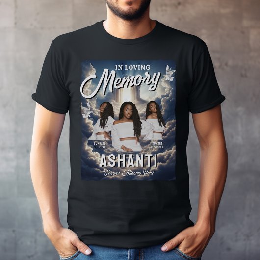 Bootleg Heaven Photo Memorial Funeral Tシャツ