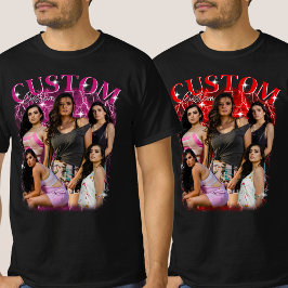 Bootleg I Love My Hot GiralハートGF 1BK3 Tシャツ