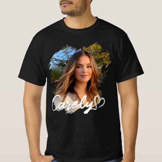 Bootleg I Love My Hot Girlfriend Heart GF 3BK1 Tシャツ