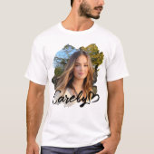 Bootleg I Love My Hot Girlfriend Heart GF 3WH1 Tシャツ (正面)