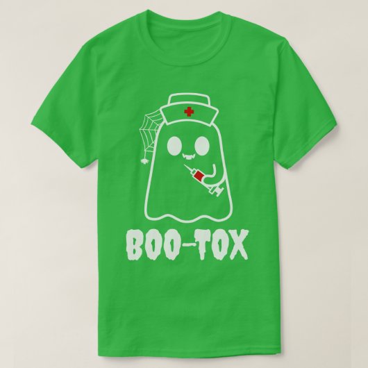 BooToxかわいい幽霊フィラーボトックスダイスポーツエステティックN Tシャツ (デザイン正面)