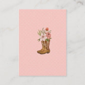 Boots and Bows Baby Girl Books for Baby エンクロージャーカード (裏面)