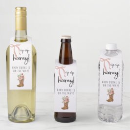 Boots and Bows Bottle Hanger Tags ボトルネックタグ