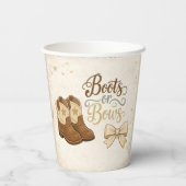 Boots and Bows Paper Cup 紙コップ (裏面)
