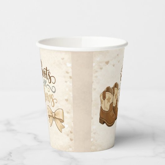 Boots and Bows Paper Cup 紙コップ (左)