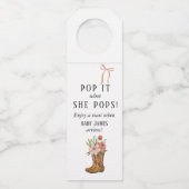 Boots and Bows POP IT  ボトルネックタグ (正面)