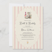 Boots and Bubbles Country Chic Bridal Shower 招待状 (正面)