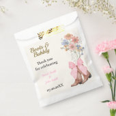 Boots and Bubbly Bridal Shower フェイバーバッグ (封をした状態)