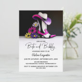 Boots and Bubbly Bridal Shower 招待状 (スタンド正面)